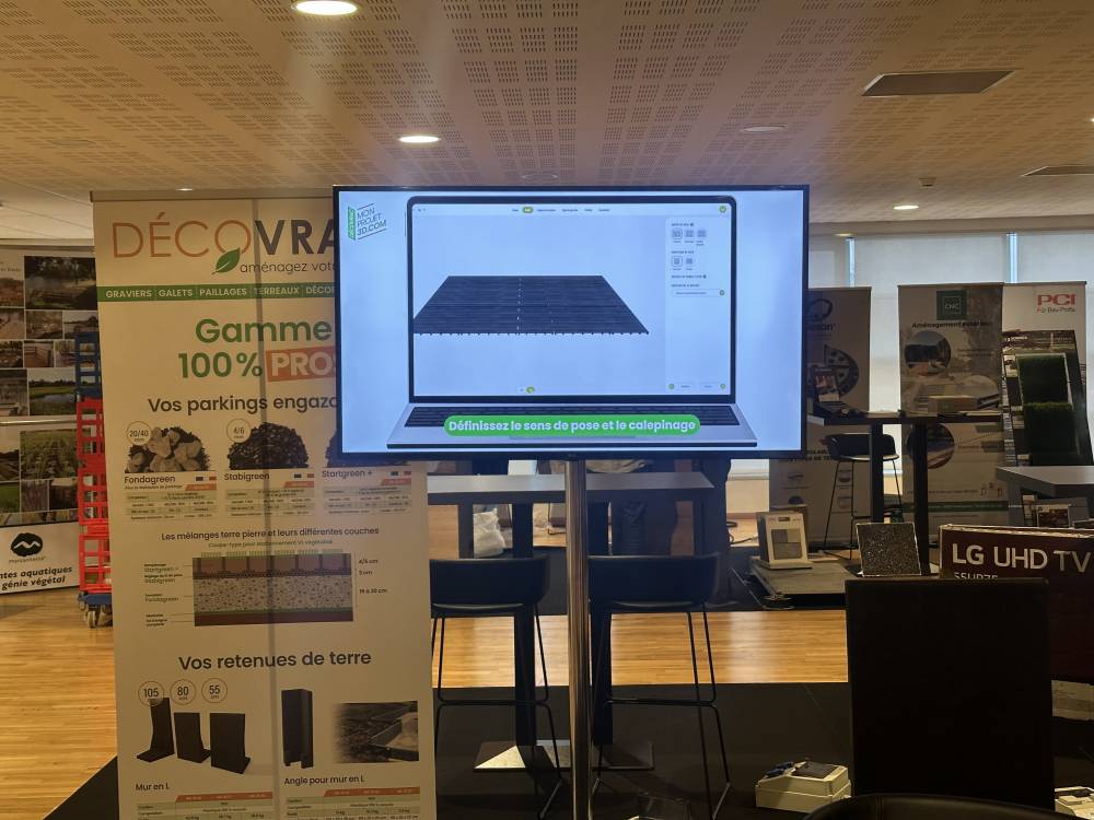 Ecran stand salon 